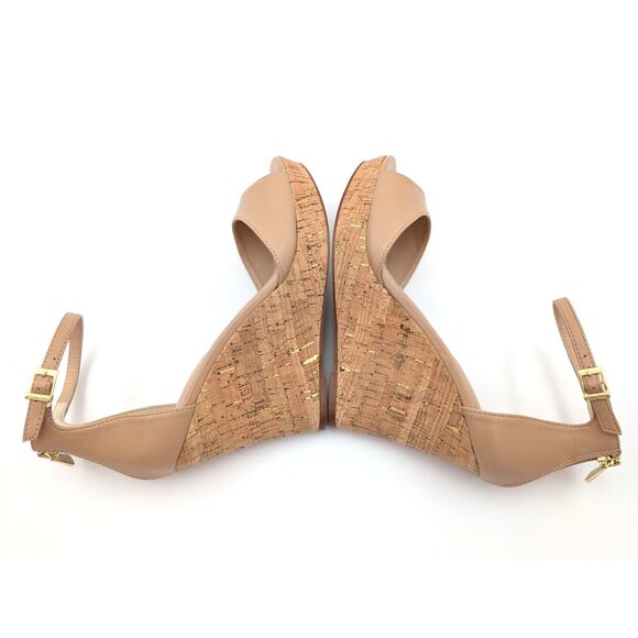 Charles by Charles David Wedge Heel Platform Sandals Beige Women's Size US10M - Picture 10 of 12